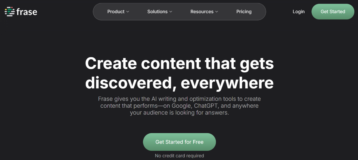 Frase content tool